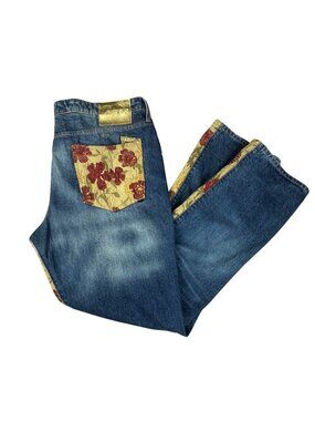 PRPS Deer Valley Tapestry Jeans Men’s 42 Barracuda Relaxed Fit NWT Indigo